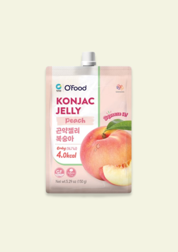 Konjac jelly Peach