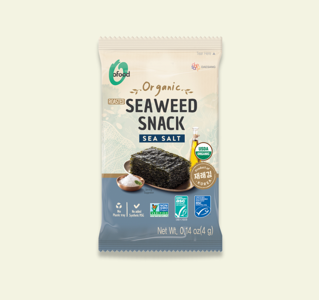 Roasted Seaweed Snack with Sea Salt