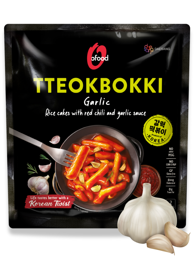 tteokbokki garlic for the landing page